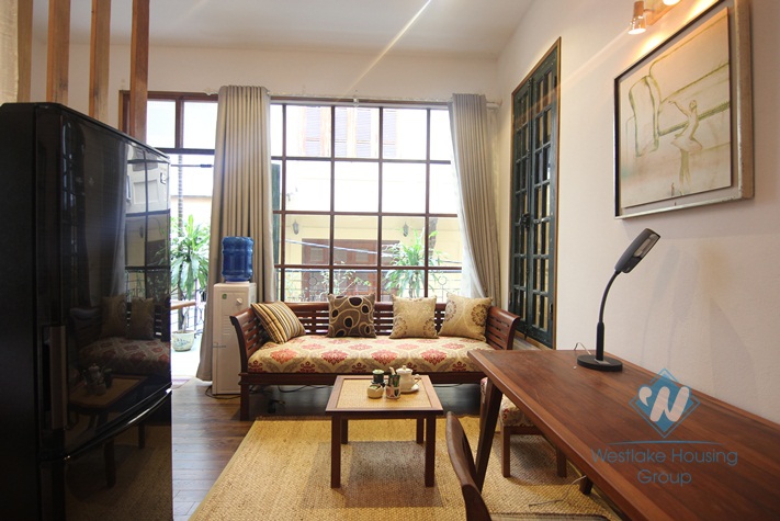 New rental apartment with unique design in Tay Ho, Hanoi
